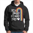 Its Ok To Say Gay Equality Lgbt Gay Pride Human Rights Love Hoodie