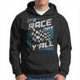 Its Race Day Yall Sprint Car Racer Dirt Track Racing Racing Funny Gifts Hoodie