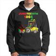 Junenth 1865 In Tractor Funny Toddler Boys Fist Kids Hoodie