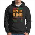 Junenth Black King Nutritional Melanin Dad Fathers Day Hoodie