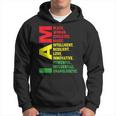 Junenth Proud Black Woman Queen African American Melanin Hoodie
