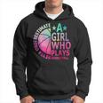 Just A Girl Who Loves Basketball Never Underestimate Bball Basketball Funny Gifts Hoodie
