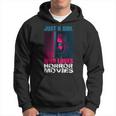 Just A Girl Horror Movies Halloween Costume Horror Movie Halloween Costume Hoodie