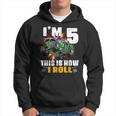 Kid 5Th Birthday Boy Monster Truck Rule Jam Five Years Hoodie