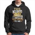 This King Was Born In September Birthday Hoodie
