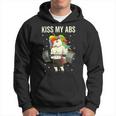 Kiss My Abs Workout Gym Unicorn Weight Lifting Hoodie