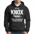 Knox Thing Family Surname Last Name Funny Funny Last Name Designs Funny Gifts Hoodie