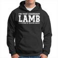 Lamb Surname Funny Team Family Last Name Lamb Hoodie