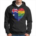 Lgbtq Australia Gay Pride Heart For Gay Lesbian Love Lgbt Hoodie