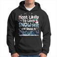 Most Likely To Love Snow Days And Show It Proudly Xmas Hoodie