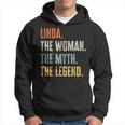 Linda The Best Woman Myth Legend Funny Best Name Linda Hoodie