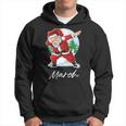 March Name Gift Santa March Hoodie