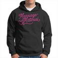 Marriage Material Newly Engaged Girlfriend Fiancee Heart Hoodie