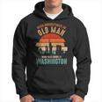 Mb Never Underestimate An Old Man Born In Washington Hoodie