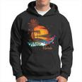 Miami Florida Beach Summer Vacation Palm Trees Sunset Men Florida Gifts & Merchandise Funny Gifts Hoodie