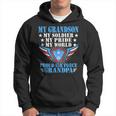My Grandson Is A Soldier Airman Proud Air Force Grandpa Gift Gift For Mens Hoodie