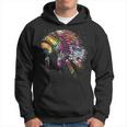 Native American Heritage Colorful Headdress Native American Hoodie