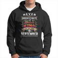 Never Underestimate A Black King Who Was Born In September Gift For Mens Hoodie