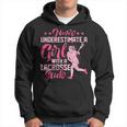 Never Underestimate A Girl With A Lacrosse Stick Ball Lacrosse Funny Gifts Hoodie