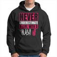 Never Underestimate A Girl With A Tuba Gift Hoodie