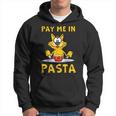 Pay Me In Pasta Spaghetti Italian Pasta Lover Cat Hoodie