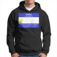 Pickleball Addicts Anonymous Name Tag Hoodie