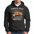 Pumpkin Spice And Real Estate Advice Hoodie