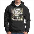 Raise Lions Not Sheep American Patriot Camo Patriotic Lion Hoodie