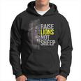 Raise Lions Not Sheep American Patriot Fearless Lion Hoodie