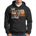 Reading Eat Sleep Read Books Repeat Book Lover Bookworm Reading Funny Designs Funny Gifts Hoodie