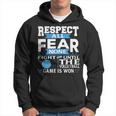 Respect All Motivational Volleyball Quote Hoodie