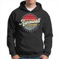 Retro Aspinwall Home State Cool 70S Style Sunset Hoodie