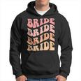 Retro Batch Bachelorette Party Outfit Bride Funny Hoodie