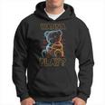 Scary Teddy Bear Toy Urban Style Wanna Play Teddy Bear Hoodie