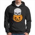 Skull Pumpkin Halloween Subtle Minimal Trick Or Treat Halloween Hoodie