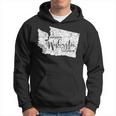 Somebody In Washington Loves Me Weathered Vintage Hoodie