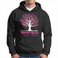 Support Squad Breast Cancer Awareness Fall Tree Pink Ribbon Breast Cancer Awareness Funny Gifts Hoodie