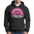 Support Squad Pink Ribbon Warrior Breast Cancer Awareness Breast Cancer Awareness Funny Gifts Hoodie