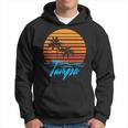 Tampa Sunset Palm Trees Beach Vacation Tourist Gifts Vacation Funny Gifts Hoodie