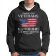 Thank You Veterans Day Honoring All Who Served Us Flag Hoodie