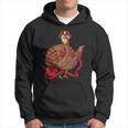 Thanksgiving Firefighter Turkey - Funny Feast Day Gift Hoodie