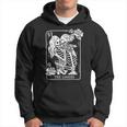 The Lovers Tarot Card Occult Goth Kissing Lesbian Skeleton Hoodie