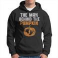 The Man Behind The Pumpkin Pregnancy Halloween New Dad To Be Gift For Mens Hoodie
