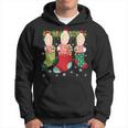 Three Oyster In Socks Ugly Christmas Sweater Party Hoodie
