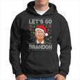 Trump Ugly Christmas Sweater Let's Go Bradon Meme Xmas Hoodie
