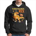 Turkeysaurus Rex Turkey Dab Dino Boys Toddler Thanksgiving Hoodie