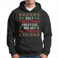 Ugly Christmas Sweaters Hot Overrated Holiday Party Hoodie