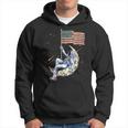 Us Flag Astronaut Space Independence Day 4Th Of July Hoodie