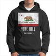 Vine Hill California Cali City Souvenir Ca Flag Hoodie