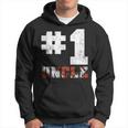 Vintage Number One American Football Uncle Fathers Day Hoodie